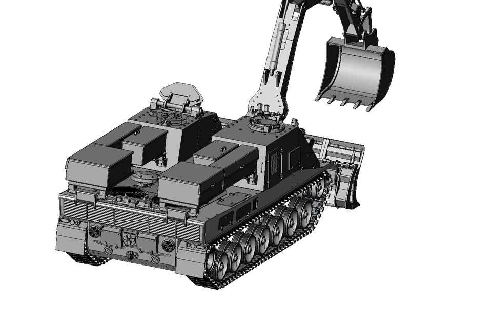 Modellbauplan Pionierpanzer Kodiak (Nachbau), M 1:8, Funktionsmodell, R.C.-fähig - Bild 4 von 4