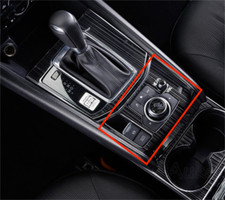 Black Titanium Electrical Park Handbrake Cover Trim For 2017-2021 Mazda CX-5 CX5