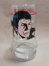 1984 Star Trek III “Spock Lives” Taco Bell Promo Glass – Leonard Nimoy – Vintage