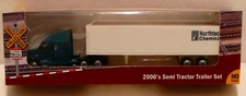 HO Scale Mini Metals 2000's Semi Tractor Trailer Set - Northtech Chemical