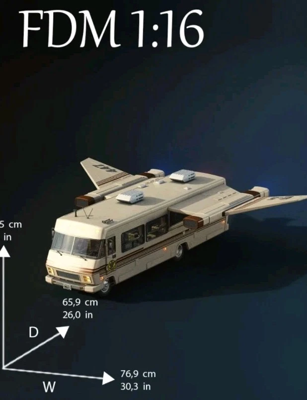 Spaceballs Eagle 5 Lonestars Ship 1/16 Custom 3d Model Kit - Image 2 of 4