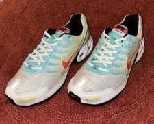 Nike Air Max Torch 4 Walking, Running Sneakers Sz 9 M, White, Volt Laser Crimson