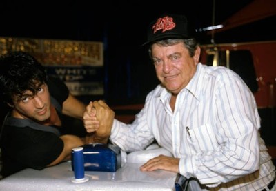 Sylvester Stallone On The Set Of 'over The Top' By Golan Menahem. - Old Photo 12