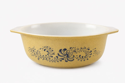 Vintage Pyrex 045 Homestead ovale Auflaufform Ofen Schüssel ohne Deckel