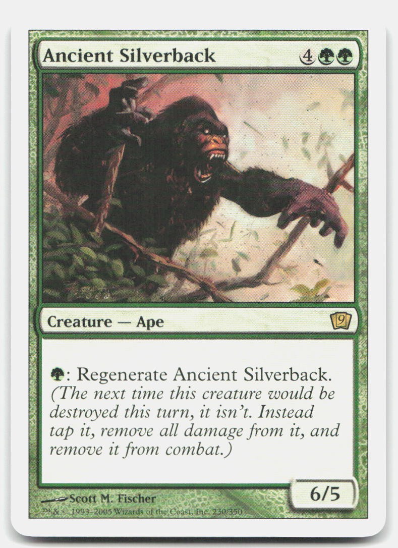 Ancient Silverback 230 Rare 9th Edition Magic: The Gathering Near Mint