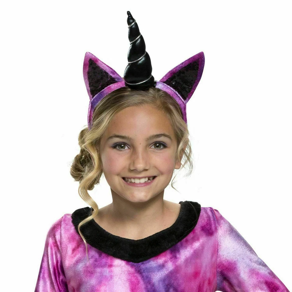 Halloween Girls' Tie-dye Unicorn Costume Small (4-6) - Image 3 of 3