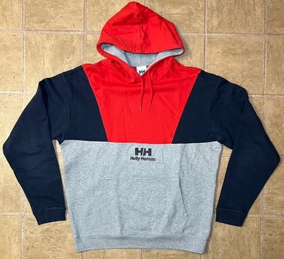 Helly Hansen Yu20 Blocked Hoodie Mens XL Regular Embroidered Logo