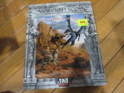 D&D D20 Sovereign Press Sovereign Stone Bestiary of Loerem HC