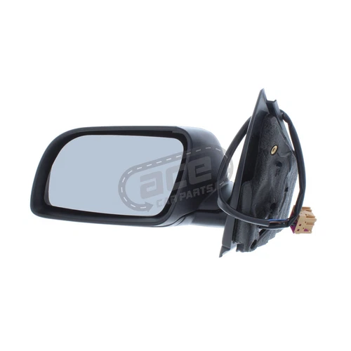 Electric Wing Door Mirror VW Polo Mk4 2002-2005 Black Cover Passengers Left Hand