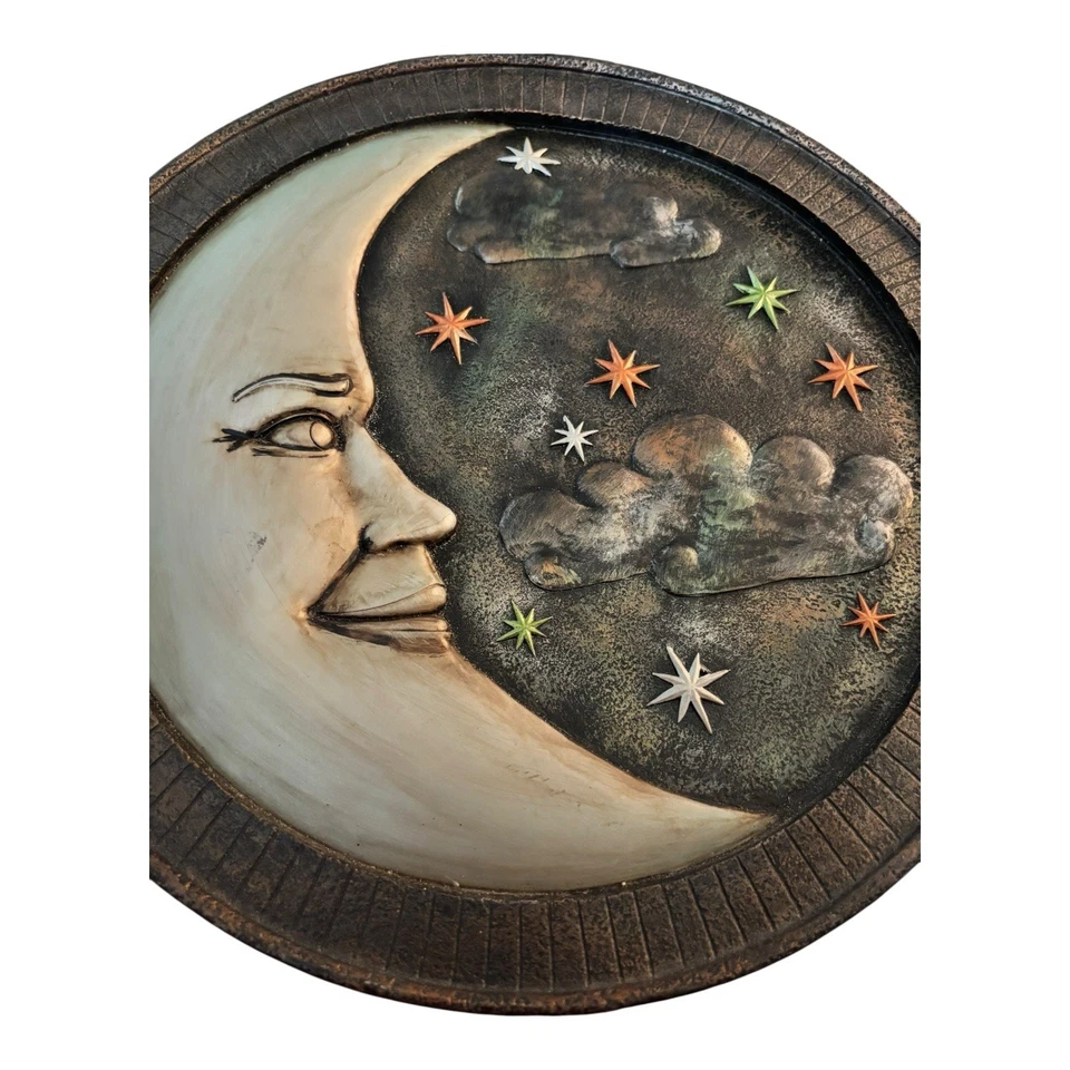 复古太阳月亮天体花园牌匾悬挂踏脚石装饰 — 第 2/4 张图片