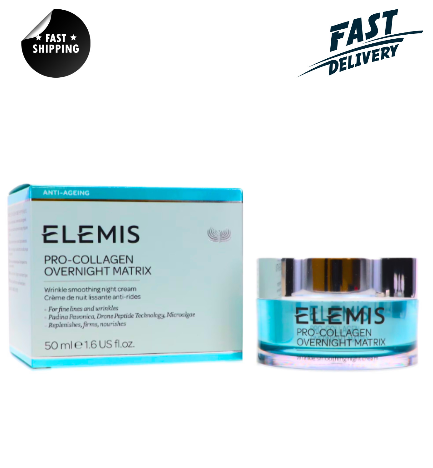 ELEMIS Pro-Collagen Overnight Matrix 1,6 oz / 50 ml | Crema reafirmante antienvejecimiento