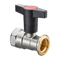 "Oventrop Pumpenkugelhahn Optibal Ohne Sperrventil DN 25 1 X G 1/2\", Messing"