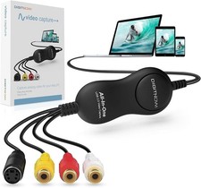 Dispositivo de captura de video USB 2.0, convertidor de VHS a digital, VHS VCR TV a DVD Con...