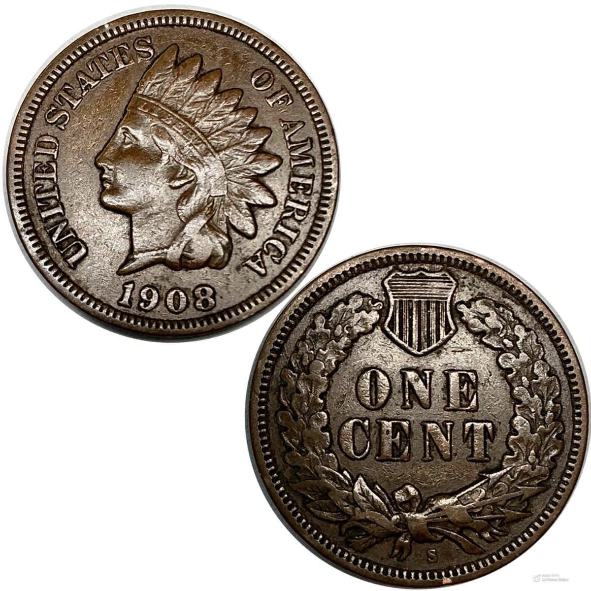 1908 Year Indian Head Small Cents for sale | eBay