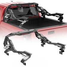 Truck Bed Roll Bar for Mid-Size & Full-Size Trucks, Cargo Chase Rack Sport Bar