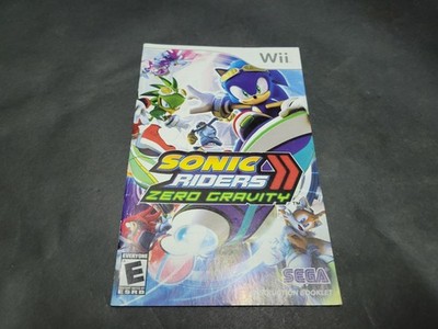 Sonic Riders Zero Gravity PS2 PlayStation 2 Instruction Manual Only