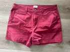 MARKET & SPRUCE Stitch Fix Dark Pink Dylan High Rise Garment Dye Short Womens 12