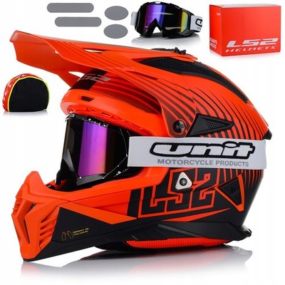 Motorradhelm Enduro Quad Helm | LS2 MX708 FAST II | Offroad ATV +Crossbrille