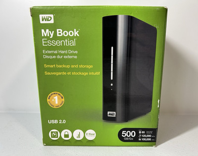 WD Western Digital My Book Essential External Hard Drive 500GB USB 2.0 SEALED