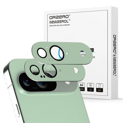 Orzero (2 Pack) Camera Lens Protector Compatible for Google Pixel 9, Green 