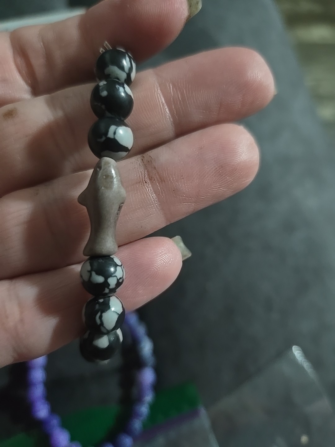 Lot of 3 Fahlo Bracelets No Tracking Cards  Shark/ Dolphin /Elephant #4