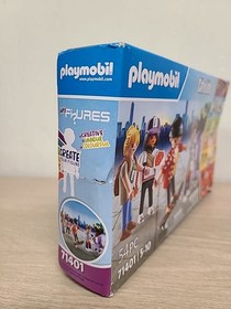 Playmobil Mountain Bike Tour & My Figure Fashion Building Blocks Damaged Box