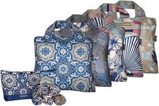 Mallorca Reusable Tote Bag, Multicolor, 19.5" X 16.5"