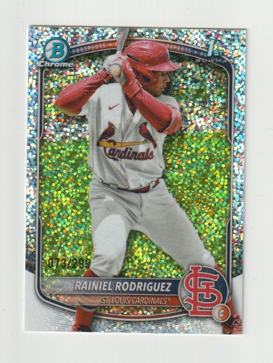 2025 Bowman Chrome Rainiel Rodriguez 1st Speckle Refractor /299