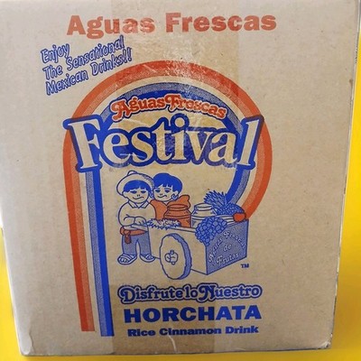  20 lbs. Aguas Frescas Festival Horchata 20lbs. Rice Cinnamon Drink Sweetened