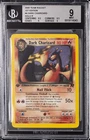 2000 POKEMON TEAM ROCKET 1ST EDITION #4 DARK CHARIZARD BGS 9