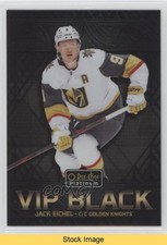 2024-25 O-Pee-Chee Platinum VIP Black Achievement Jack Eichel #VIP-13 READ