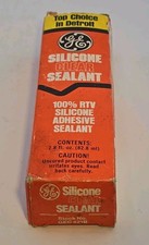 Vintage GE 100 RTV Silicone Clear Sealant 2.8oz NOS