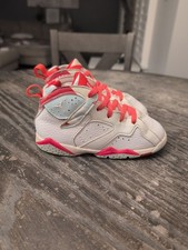 Nike Air Jordan Retro 7 Topaz Mist TD Shoes White 705418-104 Toddler Size 10c