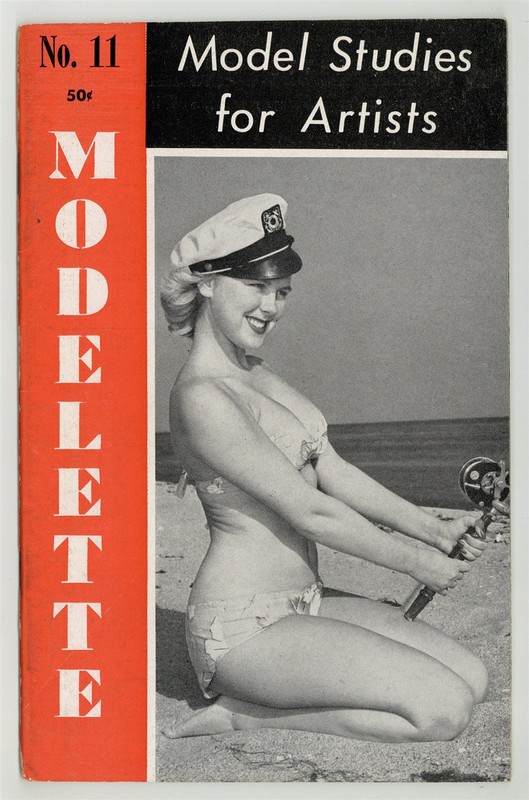 Modelette #11 Female Art Photography 1950 36pgs Camerarts Pinup Magazine M39743