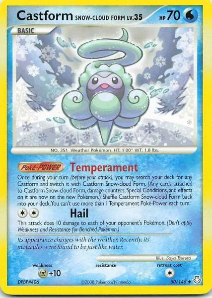 Castform 50/146 Legends Awakened Uncommon NM Pokemon TCG