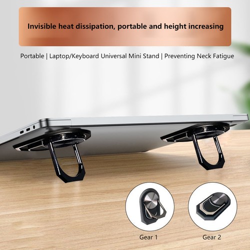 Laptop Stand Invisible Radiator Portable Foldable Storage Stand Business Simple - Afbeelding 9 van 16