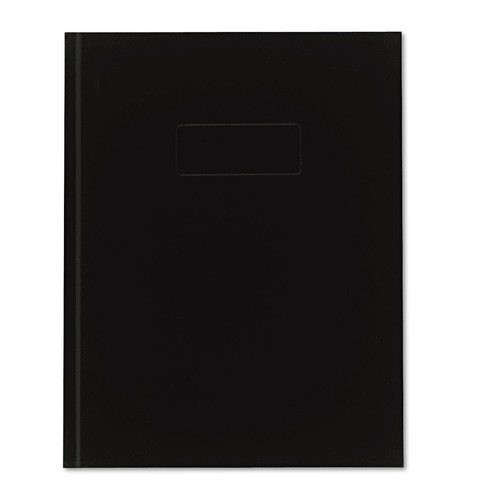 Blueline Business Notebook w/Black Cover College Rule 9-1/4 x 7-1/4 192-Sheets - Picture 2 of 6