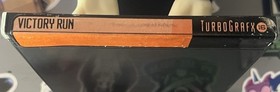 1989 TurboGrafx 16 Victory Run Case, Manual, HuCard