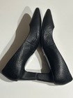 Vionic Black Snake Print Textured Block Heel Pumps US 11 — photo 9