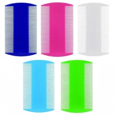 Yumflan Flea Comb, 5 Pack Double Sided Fine Tooth Pet Grooming Medium 