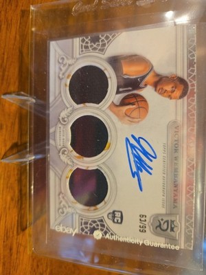 2023-24 Topps Royalty-Superior Jersey Signature Victor Wembanyama/99 AU, MEM, RC
