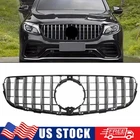 For Mercedes Benz GLC X253 C253 2016-2019 Front Bumper Grille Grill Silver Black