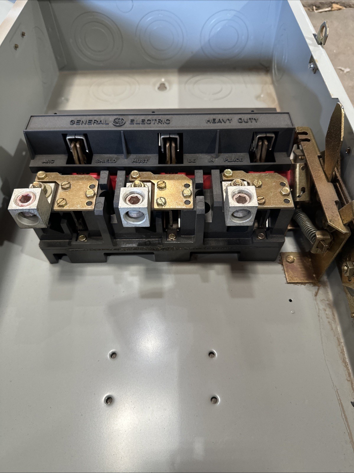 🔴GE THN3364 Heavy Duty Fusible Safety Switch 200A 600VAC/250VDC‼️Scratched