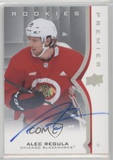 2020-21 Upper Deck Premier Rookies Silver Spectrum Alec Regula #71 Auto 6bx