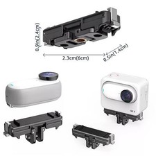 For Insta360 Go 3 / GO 3S Camera Magnetic Adapter Quick Release Mount Base Black