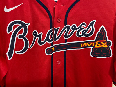 Nike MLB Atlanta Braves #5 Freddie Freeman Baseball Home Jersey