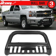 Fits 07-14 Silverado Sierra 2500 3500hd Bull Bar Front Bumper Push Grille Guard