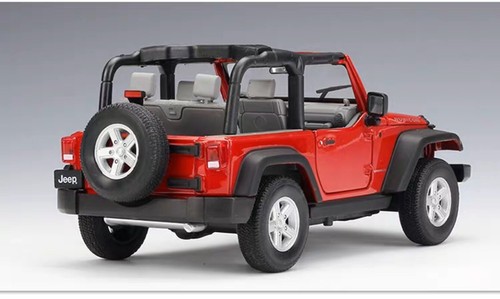 1:24 Scale 2007 Jeep Wrangler (Tarpaint Version) Car Model Toys Ornament GIFT - Picture 8 of 13