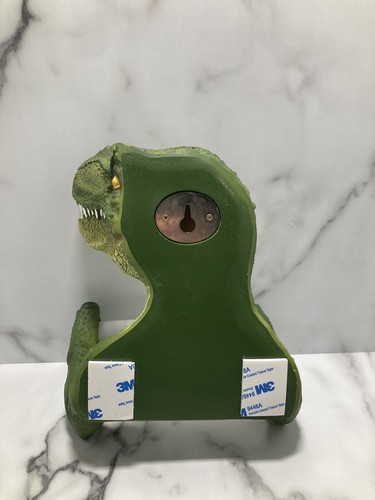 Dinosaur Toilet Paper Holder Wall Mount Resin 3D - 第 8/13 張圖片