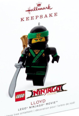 HALLMARK Keepsake 2018 LLOYD THE LEGO NINJAGO MOVIE Ninja